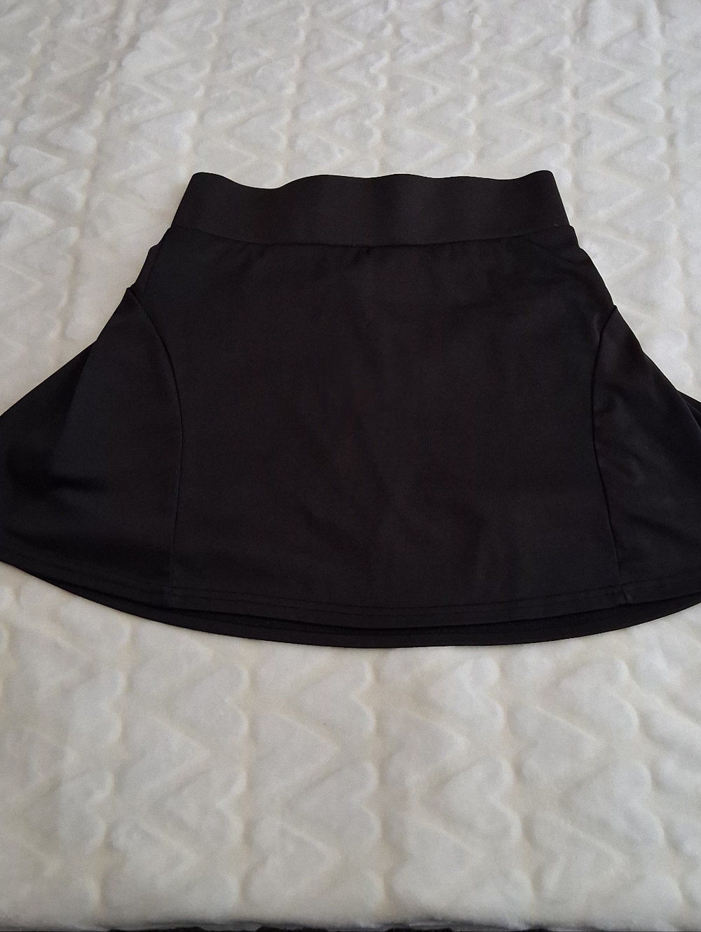 Black Women's Active Skirt - Classic Flared Skirt